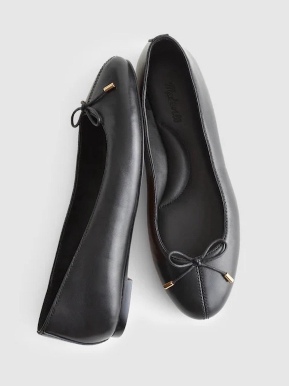 Madewell The Hester Flat in True Black Size 7.5 Ballet Flats